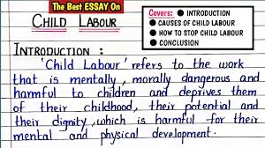 essay on world day against child labour