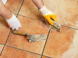 how to regrout tiles