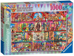 5.5 x 27.4 x 27.4 centimetres weight: Ravensburger Puzzlespiel Die Greatest Show Auf Erde 1000 Teile Gunstig Kaufen Ebay