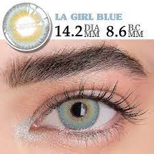 1 pair colored contact lenses for eyes blue lens brown eye contacts gray lenses makeup contact fashion lenses la blue