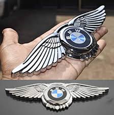 Discover the history of the bmw logo: Incognito 7 3d Laxury Bmw Logo Bonnet Hood Bodyside Emblem Sticker For All Bmw Cars Metal Amazon In Car Motorbike