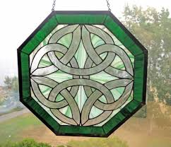 Celtic Octagon Celtic Stained Glass