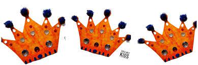 Koninginnedag is niet meer, láng leve koningsdag! Creative King S Day Crown Craft Making With Koningsdag Magicpaint Verftechniek Mirelle Creametkids