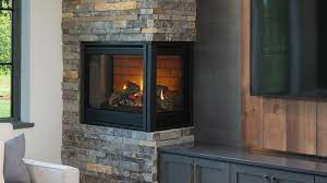 Corner Two Sided Gas Fireplace In 2023