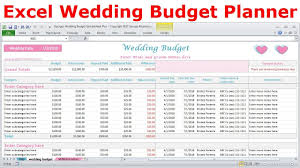 Destination Wedding Budget Spreadsheet Expense Excel