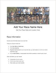 5k Registration Form Templates Race Directors Hq