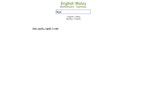 Look up a word, add or modify an entry, and learn words at your own rhythm. English Malay Dictionary