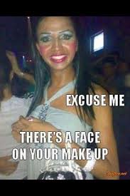 too much makeup es esgram