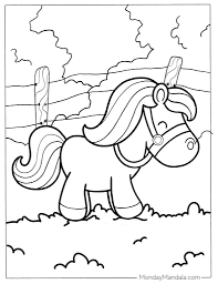 44 horse coloring pages free pdf