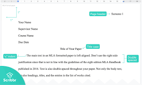 It takes up more space than you would think ;d. Mla Format For Academic Papers Free Template Word Docs