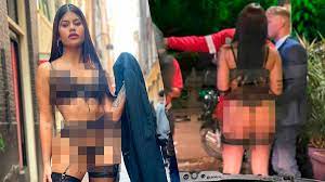 Recuerdan la modelo que caminó semidesnuda en Medellín? volvió a hacerlo 