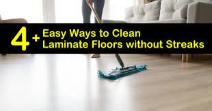 to clean laminate floors without streaks