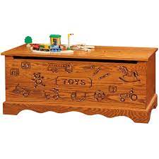 oak amish toy chest handcrafted amish