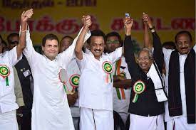 What exit polls saydmk alliance to sweep to power the dmk's strategy of projecting aiadmk as the bjp's stooge seems to have worked for the party in. Outlook India Photo Gallery Dmk Congress Alliance
