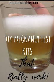 diy pregnancy test kits are homemade