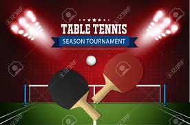 table tennis tournament poster or