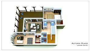 Walkout Basement Cottage Floor Plan