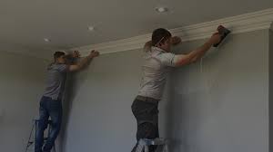 crown molding painting installation