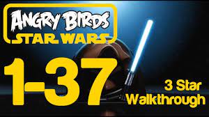 Angry Birds Star Wars - Level 1-37 Tatooine 3 Star Walkthrough