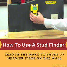 How To Use A Stud Finder Zero In The