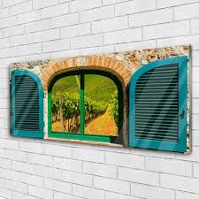 Plexiglas Wall Art Window Landscape