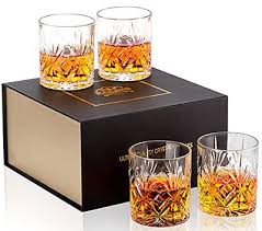 Kanars Whiskey Glasses Set Of 4 10 Oz