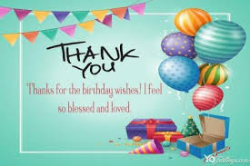 free thank you for birthday wishes with