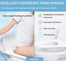 Kingess Toilet Seat Covers White