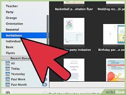 how to make invitations on microsoft word
