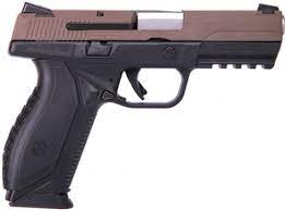 ruger american pistol 9mm brown blk 4in