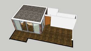 Casa de madera con terraza segundo piso / hermosa terraza con detalle de madera. Terraza Segundo Piso 3d Warehouse