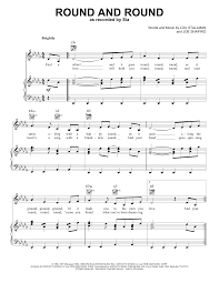 B minorbm d majord till you show me what this life is for d majord round and round g+g i'm not gonna let you change my mind. Sia Round And Round Sheet Music Pdf Notes Chords Pop Score Piano Vocal Guitar Right Hand Melody Download Printable Sku 410953