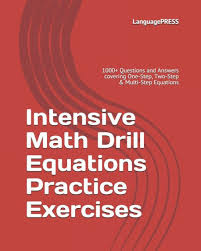 Intensive Math Drill Equations Practice