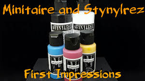Minitaire And Stynylrez By Badger First Impressions By Clint