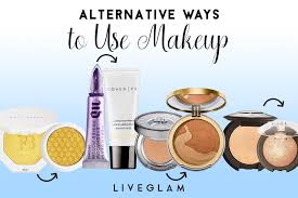alternative ways to use makeup liveglam