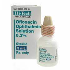 ofloxacin drops bacterial eye