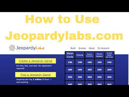 Using Jeopardy Labs For Pre Assessment
