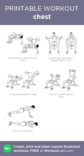 Chest Illustrated Exercise Plan Created At Workoutlabs Com