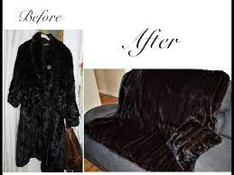 A Fur Throw Pillow From A Fur Coat