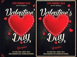 Valentines Day Flyer Invitation Template Gr Dinner Mediaschool Info