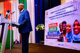 The scheme is part of his administration's . Undp Government Of Nigeria Jubilee Fellowship Programme 2021 For Young Nigerian Graduates Recruitment Slot