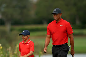 As is customary for tiger woods at a golf tournament, his group was the main event regardless of the entire thing was a delight, mostly tiger's genuine reaction to watching his son play so well and team woods trails matt kuchar and his son by four strokes going into sunday, but if the second of. Charlie Woods Tiger S 11 Year Old Son Is Already Awesome At Golf Sbnation Com