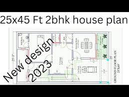 25x45 House Plan East Facing 25 By 45