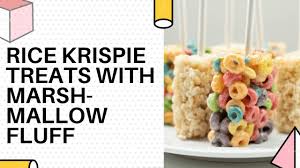 how to make rice krispie treats with