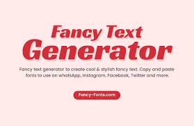 fancy text generator cool stylish