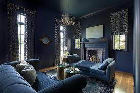 blue linen chaise lounge