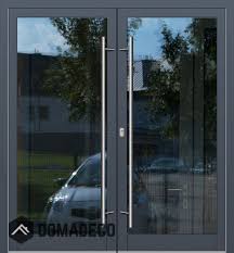 French Security Glass Entry Door Domadeco