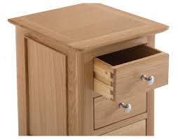 oxford oak small bedside cabinet