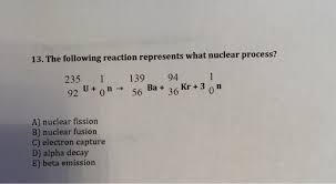 Solved 13 The Following Reaction