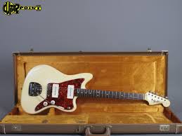 The guitar is all original with no modifications. 1965 Fender Jazzmaster Olympic White Match Headstock Guitarpoint